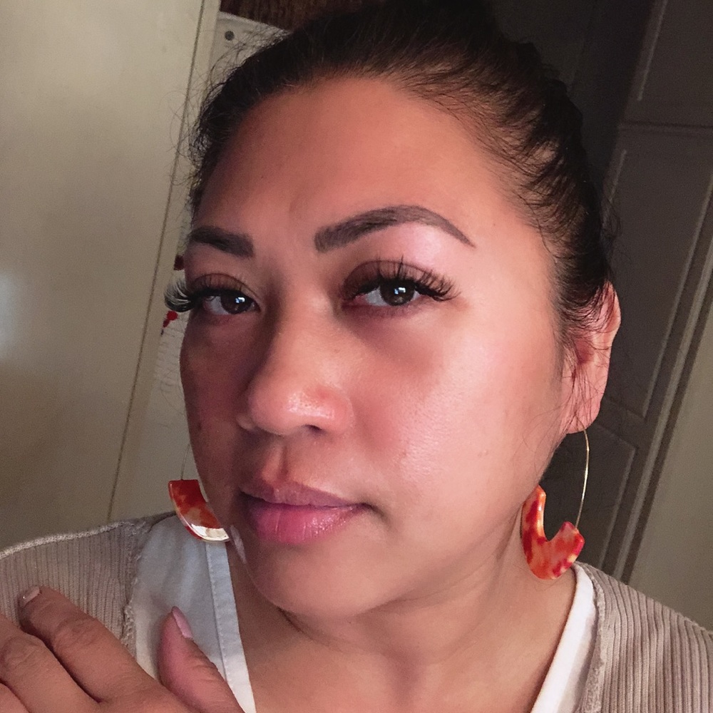 Geometric Dangle Earrings (Bloggers Favorite) - Picture 4 of 4